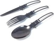 100 Talheres De Metal Dobráveis Camping Faca Garfo Colher