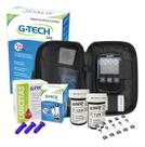 100 Tiras De Glicemia + 100 Lancetas + Aparelho Medidor Diabetes G-Tech Lite