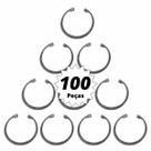 100 Un Anel Elástico De Retenção Para Furo Interno Aço 31mm 100 Un Anel Elástico De Retenção Para Furo Interno Aço 31mm