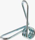 100 Un Clips Metal para Vareta de Fibra de Vidro 10mm Zebu 4011-8