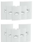 100 un Conjunto de Tomada Branco Fosco 10A 250V SCHNEIDER