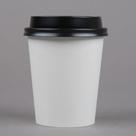 100 uni copo de café de papel 120 ml biodegradável com tampa - copo Térmico