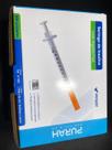 100 Unidades de Seringa de Insulina 1ml U100 31G com Agulha Fixa 0,25x6mm