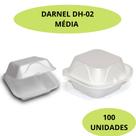 100 Unidades Hamburgueira Embalagem de Isopor Para Hamburguer Sanduíche Batata Frita - MEDIA H 02 100 Unidades Hamburgueira Embalagem de Isopor Para Hamburguer Sanduíche Batata Frita - MEDIA H 02