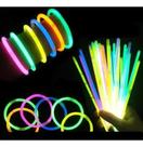 100 Unidades Pulseiras Neon Fluorescentes Tubo Para Festa Aniversário Casamento