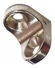 100 Unidades Suporte Cantoneira 2 Furo Cromado Gaveta 13x13