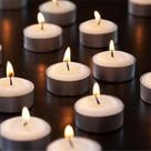 100 Velas Estilo Rechaud Com Suporte Em Alumínio