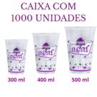 1000 Copos Descartáveis Açaí Sorvete Bebidas Geladas SEM TAMPA 300ml 400ml 500ml