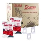 1000 Espaçadores Niveladores 2mm Slim e 200 Cunhas Slim Cortag