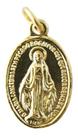 1000 Medalha Milagrosa de Nossa Senhora das Graças Dourada