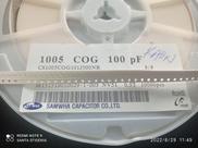 1000x Capacitor 100pf/50v 0402 Smd 0,5x1mm Np0 Samwha
