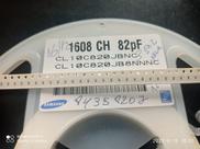 1000x Capacitor 82pf/50v 0603 Smd 0,8x1,6mm Np0 5% Samsung