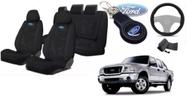 1007Kit Completo Ranger 2001-2013: Tecido, Volante, Chaveiro