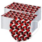 100pc adulto Natal impresso máscara descartável máscara facial industrial 3ply orelha loop