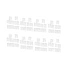 100PCS Sacola Reutilizável De PVC Transparente Com Alça Para Embalagem De Presentes De Casamento E