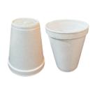 100un Copo Isopor Térmico Branco 70ml Bebidas quentes