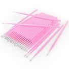 100Un Microbrush Cotonete Alongamento Fio A Fio Cílios Extensão
