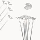 100Un Suporte Bexiga Balao Transparente Decoração Festa 42cm
