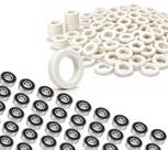 100un Suporte plástico de 29mm. 100un Rolamento 608 Substitui Buchas de Ventiladores