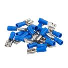 100un Terminal Pré Isolado Tipo Fêmea 1,5mm a 2,5mm Azul