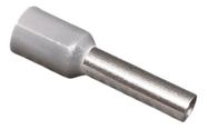 100un Terminal Pré-isolado Tubular Ilhós 4,00mm - Cinza