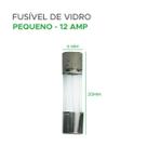 100x Fusível De Vidro 5x20 Pequeno Kit Com 100 Peças 12amp
