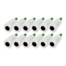 100x Rolo Filme Plástico Stretch 10cm x 120m Com Cabo Aplicador Giratório