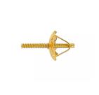 1056433 Tarracha Baby De Rosca Pequeno Brinco Infantil Ouro 18k Par 1056433 Tarracha Baby De Rosca Pequeno Brinco Infantil Ouro 18k Par