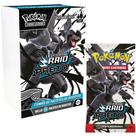 108 Cartas Pokémon Combo Box Raio Preto 18 Booster Ev 10.5
