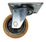(10pçs) Rodízio Alumínio C/ Pu 3pol. Base Girat. 150kg Roda