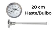 10pcs Termometro Analógico Inox Churrasqueira Forno 350 H20 10pcs Termometro Analógico Inox Churrasqueira Forno 350 H20
