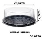 10un Embalagem Bp56 Preta Alta Estriada Bipack