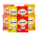 10UN Petisco Dreamies SORTIDOS Sabores CARNE-FRANGO-QUEIJO - PASTELZINHO Gatos Adultos 40 g - Mars