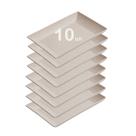 10un Petisqueira travessa Retangular 24cm Bege