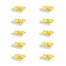 10un Saladeira Quadrada 750ml Travessa Petisqueira Bege