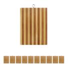 10un Tábua corte bambu 29x19 carne c/ alça cozinha madeira