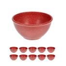 10UN TIGELA 300ml BOWL CUMBUCA VASILHA SOPA CALDO VERMELHO