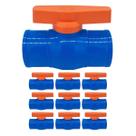 10Und Registro Monobloco Soldável 75mm Esfera para Irrigação
