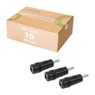 10x Adaptador P4 2.1x5.5mm Fêmea Para 1.35x3.5mm Macho 10x Adaptador P4 2.1x5.5mm Fêmea Para 1.35x3.5mm Macho