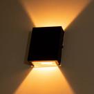 10x Arandela Slim 2 Focos Preta + LED G9 5W Branco Quente St1597