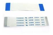 10x Cabo Flat 22 vias x 5,7cm - Passo de 0,50mm - Invertido