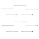 10x Cabo Flat 24 vias x 24cm - Passo de 0,50mm - Invertido 10x Cabo Flat 24 vias x 24cm - Passo de 0,50mm - Invertido