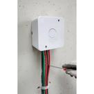 10x Caixa Proteção CFTV Sobrepor P/ Câmera Micro IP55 Branca