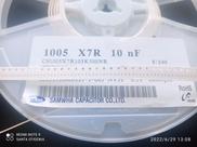 10x Capacitor 10nf/50v = 10k/50v 0402 Smd 0,5x1mm Samwha