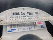10x Capacitor 18pf/50v 0603 Smd 0,8x1,6mm Np0 5% Samsung 10x Capacitor 18pf/50v 0603 Smd 0,8x1,6mm Np0 5% Samsung