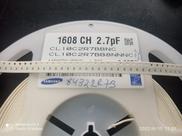 10x Capacitor 2,7pf/50v 0603 Smd 0,8x1,6mm Np0 Samsung 10x Capacitor 2,7pf/50v 0603 Smd 0,8x1,6mm Np0 Samsung