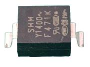 10x Capacitor Ceramico 470pf/400v Smd 10% 6,3x7,1mm