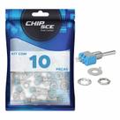 10x Chave Alavanca 2 Polos On/Off Mini 3a (Kit com 10 peças)