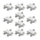 10x Chave Divisor de Antena 2 Saídas 5-900mhz Tv Digital - Pix