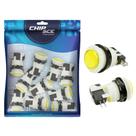 10x Chave Push Button Psb-29 Botão Para Fliperama - Amarelo